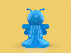 cute baby rattle teether toy bee wasp 3D मॉडल