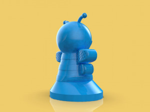 cute baby rattle teether toy bee wasp 3D मॉडल