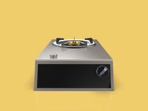 kitchen burner gas stove oven cooking 3D Model