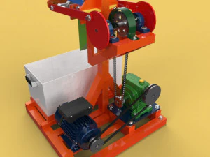 Cutter potato slicerfrench fry cutter vegetable potato slicer cutter chip maker tool cutting machine 3D Model