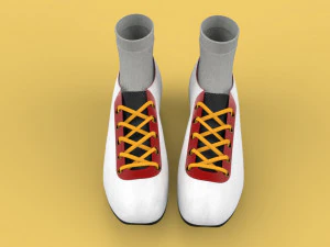 3d trail running trainer shoes sneaker football soccer sport 3D Model
