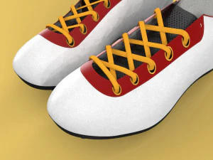 3d trail running trainer shoes sneaker football soccer sport 3D Model
