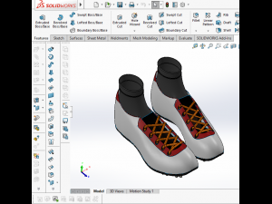3d trail running trainer shoes sneaker football soccer sport 3D Модель