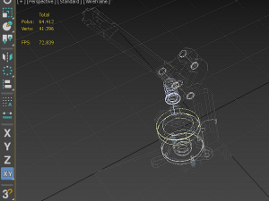 3d button badge pin punch press maker machine tool 3Dモデル