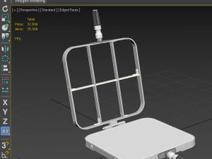3d cake cutter separator cake splitter equalizer slicer kitchen model 3D Model