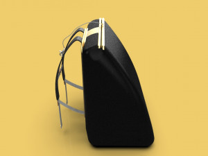 carrier bag container backpack of elegant sack 3D 模型
