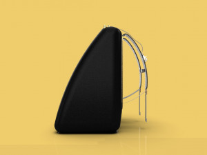 carrier bag container backpack of elegant sack 3D 模型