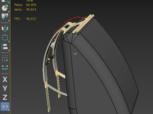 carrier bag container backpack of elegant sack 3D 模型