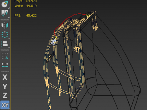 carrier bag container backpack of elegant sack 3D 模型