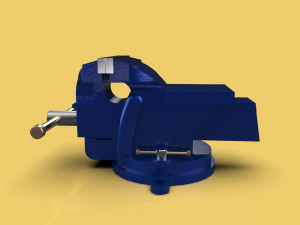 multipurpose pipe bench vise table pincers Modello 3D