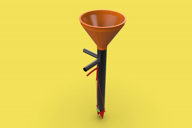 manual hand planter and fertilizer for corn vegetable seeder Modelo 3D .c4d .max .obj .3ds .fbx .stl .blend 