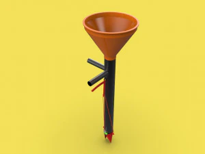 Ручная ручная сеялка и удобрения для сеялки кукурузы 3D Модель