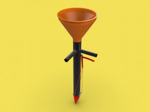manual hand planter and fertilizer for corn vegetable seeder Modelo 3D