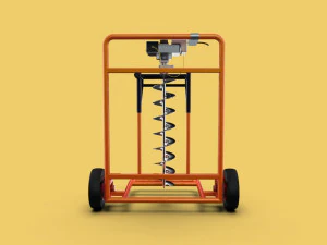M&aacute;quina perforadora de mano para suelo, barrena excavadora, para tierra Modelo 3D