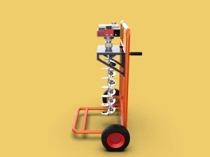M&aacute;quina perforadora de mano para suelo, barrena excavadora, para tierra Modelo 3D