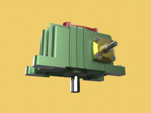 speed reducer gear box worm helical wpx 3Dモデル