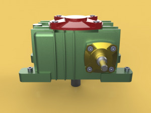 speed reducer gear box worm helical wpx 3D-Modell