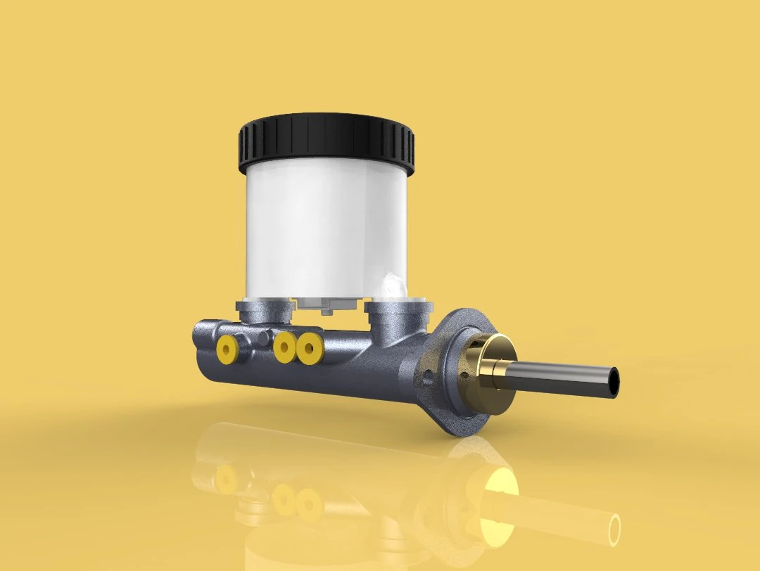 brake master cylinder car 3d 3D Model .c4d .max .obj .3ds .fbx .stl .blend 