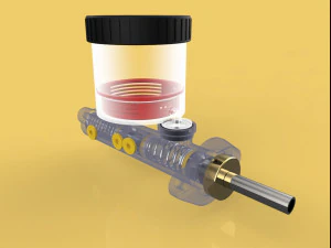 brake master cylinder car 3d 3D Model