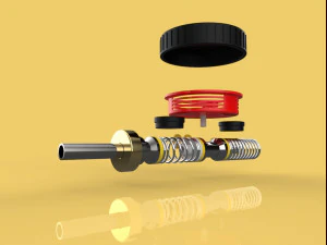 brake master cylinder car 3d 3D Model