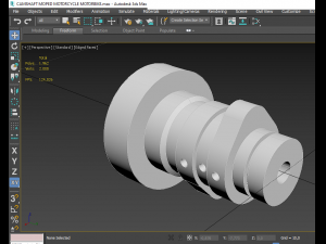 camshaft moped motorcycle motorbike Modelo 3D