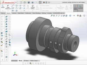 camshaft moped motorcycle motorbike Modelo 3D