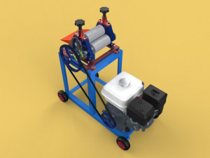 sugarcane juice press squeezer machine Modelo 3D
