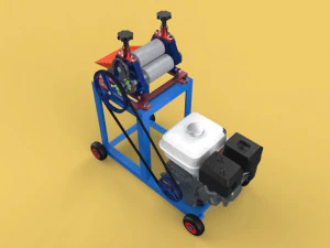 Пресс для соковыжималки из сахарного тростника 3D Модель