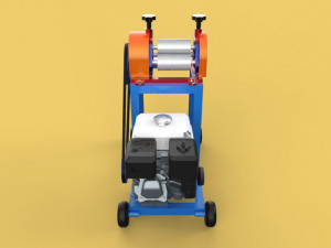 sugarcane juice press squeezer machine Modelo 3D