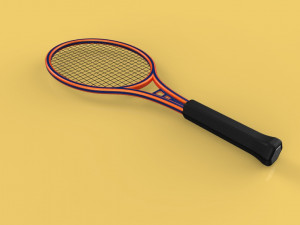 tennis racquet racket Modelo 3D