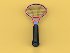 tennis racquet racket Modelo 3D