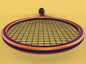 tennis racquet racket Modelo 3D