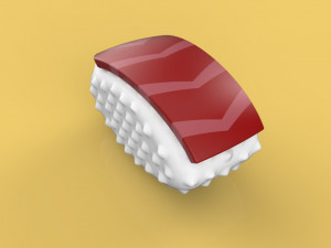 3d japanese sushi 3D 모델