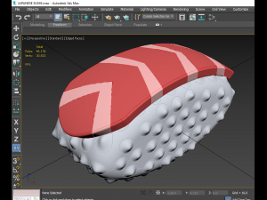 3d japanese sushi 3D 모델