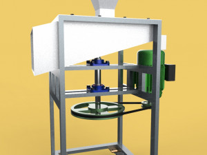 onion rings cutting potato fruit vegetable slicer machine 3d 3D Модель
