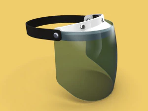 Model pengaman masker pelindung wajah 3d Model 3D