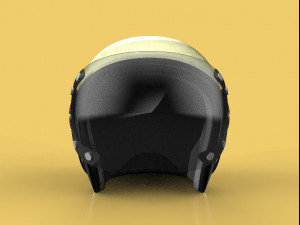 3d vintage retro scooter helmet motorbike motorcycle model 3Dモデル