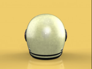 3d vintage retro scooter helmet motorbike motorcycle model 3Dモデル