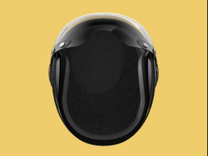 3d vintage retro scooter helmet motorbike motorcycle model 3Dモデル