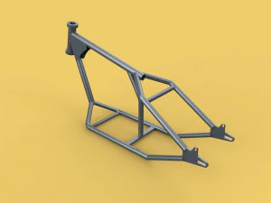 Telaio del telaio della motocicletta del motociclo 3d chopper Modello 3D