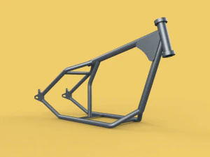 3d chopper motorcycle motorbike frame chassis 3D Model