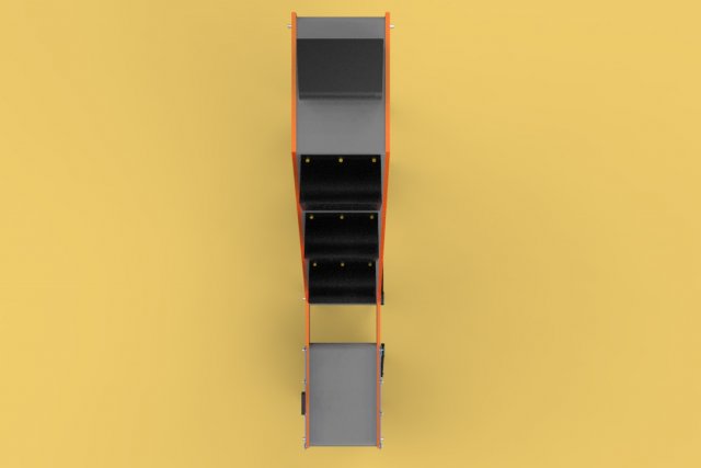 3D BUCKET CONVEYOR ELEVATOR BELT 3D Model .c4d .max .obj .3ds .fbx .stl .blend 