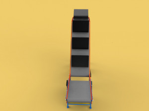 3D BUCKET CONVEYOR ELEVATOR BELT 3D Model