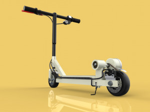 KICK SCOOTER ELECTRIC BIKE AUTOPED OTOPED 3D Model