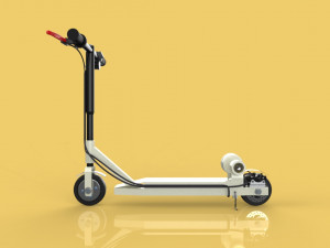 KICK SCOOTER ELECTRIC BIKE AUTOPED OTOPED 3D Model