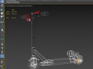KICK SCOOTER ELECTRIC BIKE AUTOPED OTOPED 3D Model