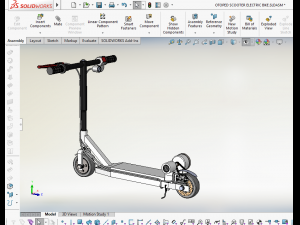 KICK SCOOTER ELECTRIC BIKE AUTOPED OTOPED 3D Model