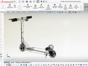 KICK SCOOTER ELECTRIC BIKE AUTOPED OTOPED 3D Model