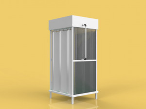 3D DISINFECTION CHAMBER CORONA COVID-19 SANITIZATION TUNNEL DISINFECTANT 3D Модель