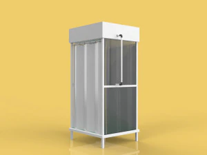 3D DISINFECTION CHAMBER CORONA COVID-19 SANITIZATION TUNNEL DISINFECTANT 3D Model